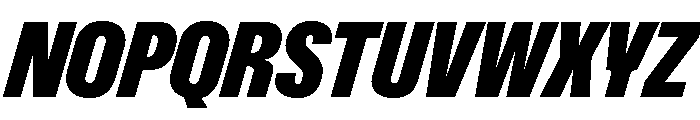 ABCGravity ExtraCondensedItalic Font UPPERCASE