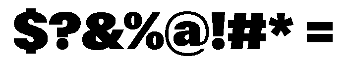 ABCGravity Normal Font OTHER CHARS