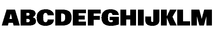 ABCGravity Normal Font UPPERCASE