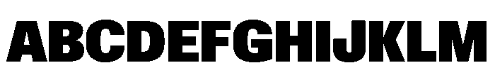 ABCGravity SemiCondensed Font UPPERCASE