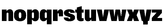 ABCGravity SemiCondensed Font LOWERCASE