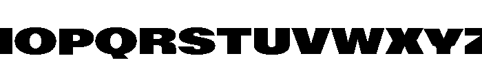 ABCGravity Wide Font UPPERCASE