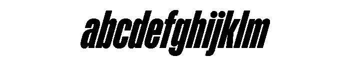 ABCGravity XCompressedItalic FONT