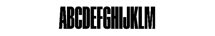 ABCGravity XXCompressed Font UPPERCASE