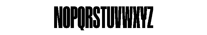ABCGravity XXCompressed Font UPPERCASE