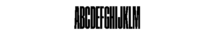 ABCGravity XXXCompressed Font UPPERCASE