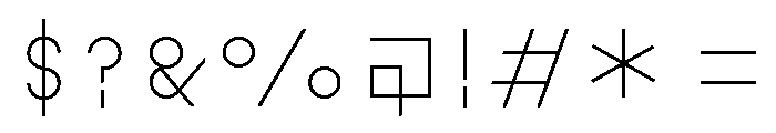 ABCGrow A Font OTHER CHARS
