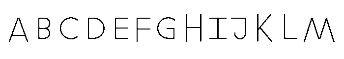ABCGrow A Font UPPERCASE