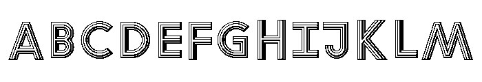 ABCGrow ABCD Font UPPERCASE