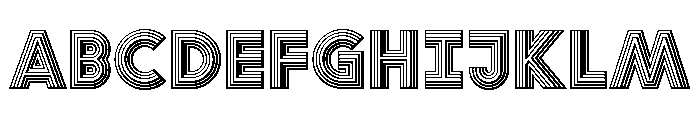ABCGrow ABCDEF Font UPPERCASE