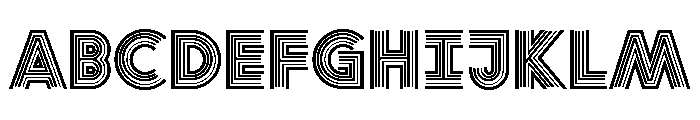 ABCGrow ABCDF Font UPPERCASE