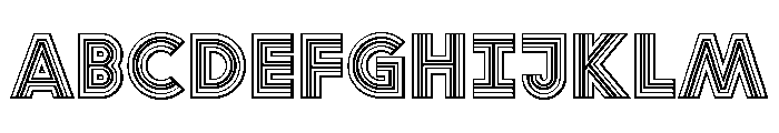 ABCGrow ABCEF Font UPPERCASE