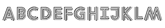 ABCGrow ABDE Font UPPERCASE