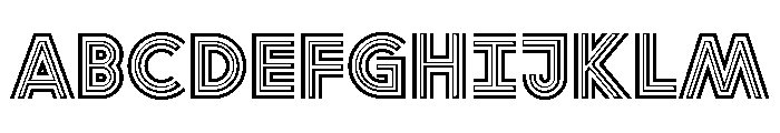 ABCGrow ABDF Font UPPERCASE