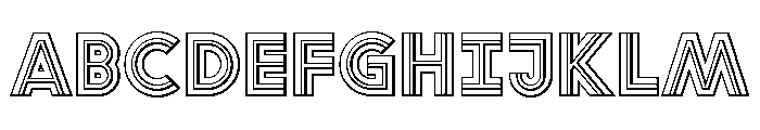 ABCGrow ABEF Font UPPERCASE