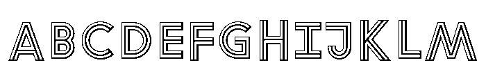 ABCGrow ACD Font UPPERCASE