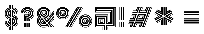 ABCGrow ACDE Font OTHER CHARS