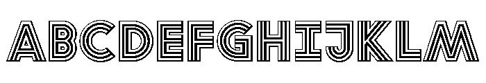 ABCGrow ACEF Font UPPERCASE