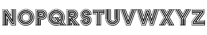 ABCGrow ACEF Font UPPERCASE
