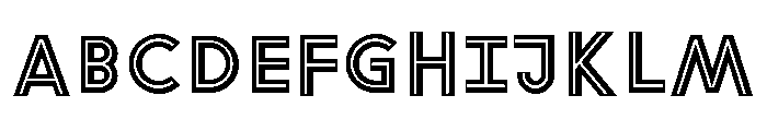 ABCGrow AD Font UPPERCASE