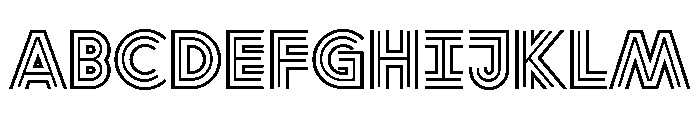 ABCGrow ADF Font UPPERCASE