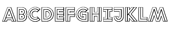 ABCGrow AEF Font UPPERCASE