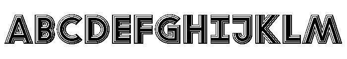 ABCGrow BCDEF Font UPPERCASE