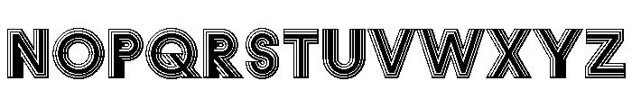 ABCGrow BCDEF Font UPPERCASE
