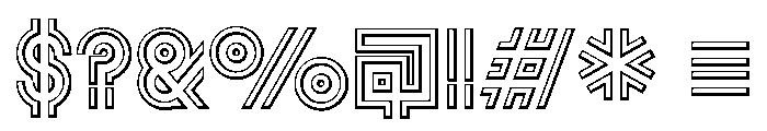 ABCGrow BCEF Font OTHER CHARS