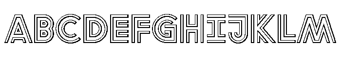ABCGrow BCEF Font UPPERCASE