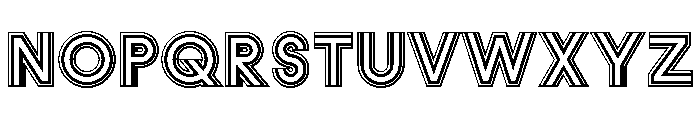 ABCGrow BDEF Font UPPERCASE