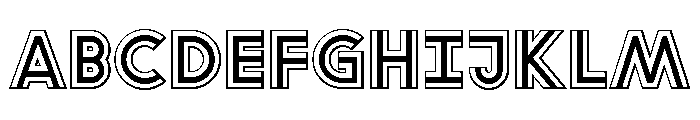ABCGrow BEF Font UPPERCASE