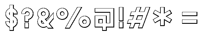 ABCGrow CD Font OTHER CHARS