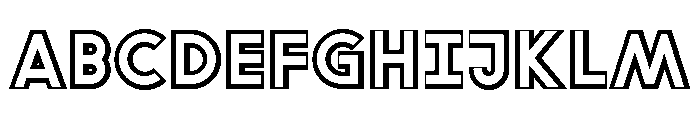 ABCGrow CF Font UPPERCASE