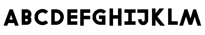 ABCGrow D Font UPPERCASE