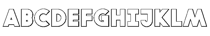 ABCGrow EF Font UPPERCASE