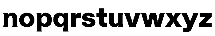 ABCHelveesti Black Font LOWERCASE