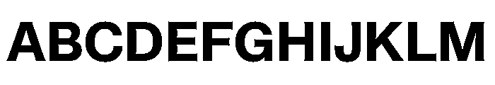 ABCHelveesti Bold Font UPPERCASE