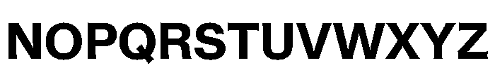 ABCHelveesti Bold Font UPPERCASE