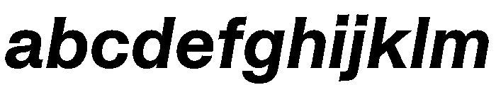 ABCHelveesti BoldItalic FONT