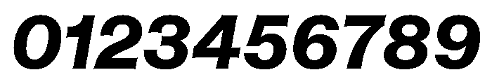ABCHelveesti HeavyItalic Font OTHER CHARS