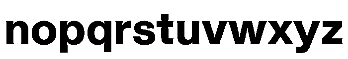 ABCHelveesti Heavy Font LOWERCASE