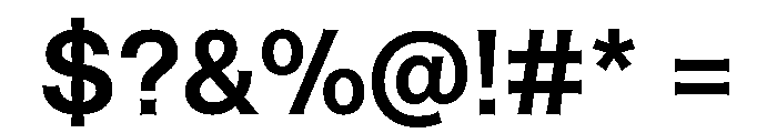 ABCHelveesti Medium Font OTHER CHARS