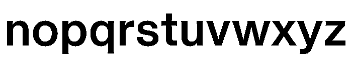 ABCHelveesti Medium Font LOWERCASE