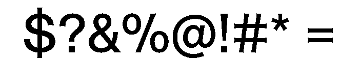 ABCHelveesti Regular Font OTHER CHARS