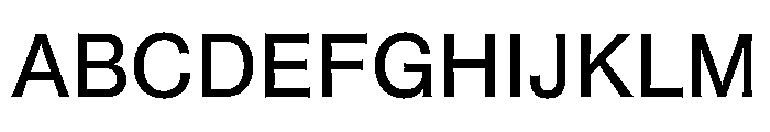 ABCHelveesti Regular Font UPPERCASE