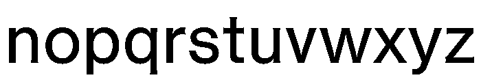 ABCHelveesti Regular Font LOWERCASE