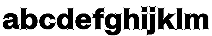 ABCHelveestiSpikes Black FONT