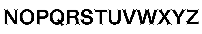ABCHelveestiSpikes Medium Font UPPERCASE