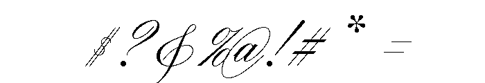 ABCHoneymoonVariable Regular Font OTHER CHARS